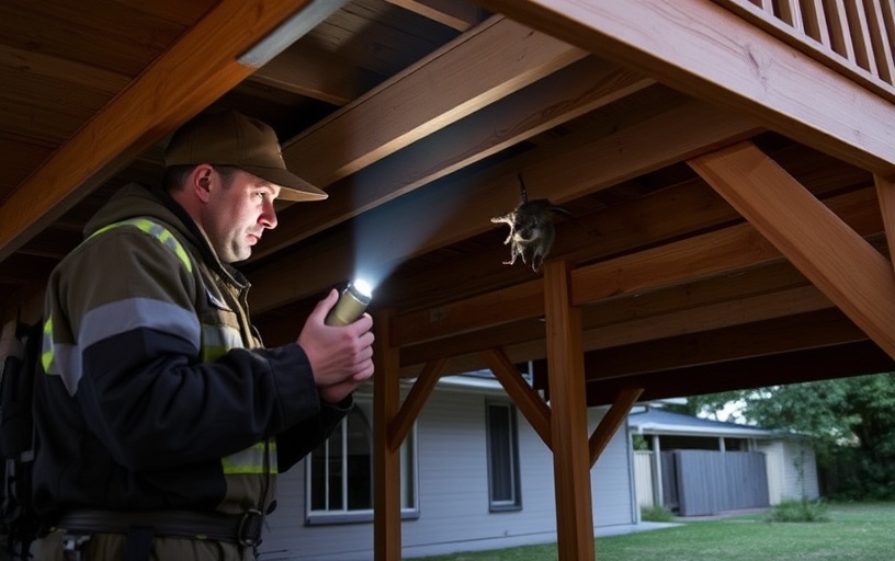 Under Deck Possum Removal in Dromana